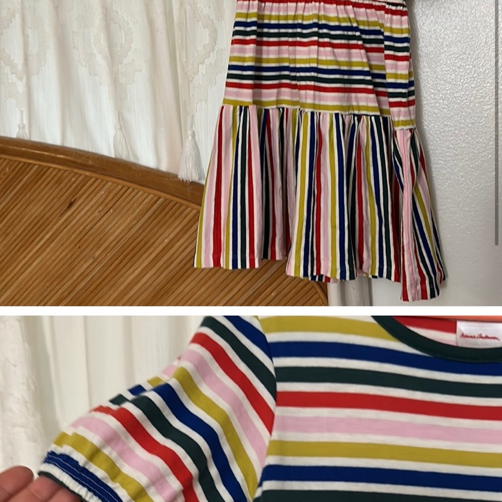 Hanna Andersson Multicolor Striped Kids Dress